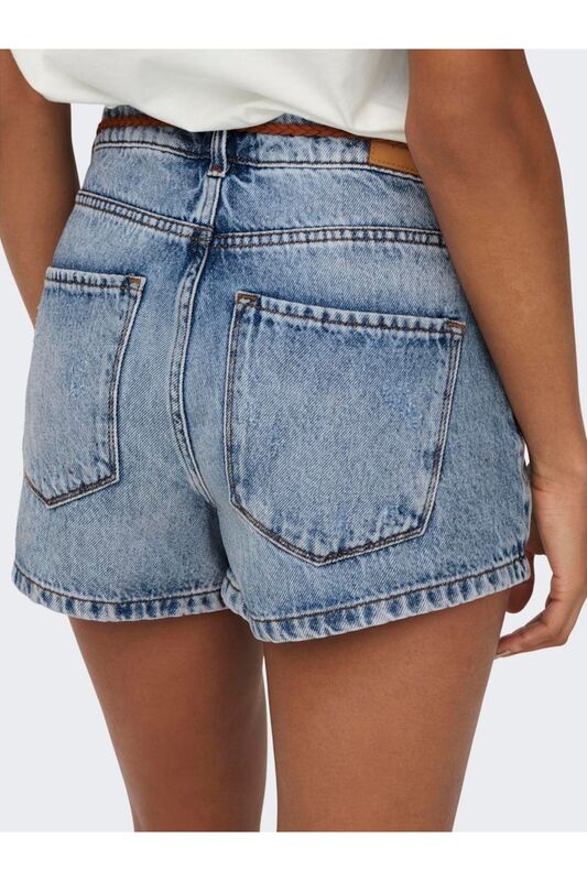 ONLKELLY HW SHORTS DNM AZG017 Kadın Mavi Şort - 15221469