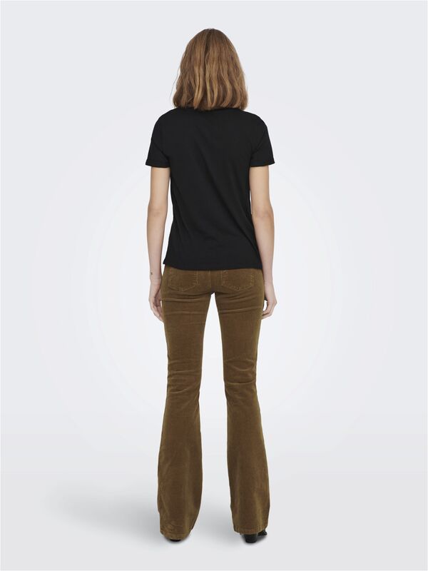 ONLKITA LIFE S/S TOP NOOS Kadın Siyah T-Shirt - 15244714