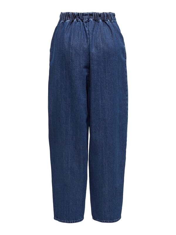 ONLLERIN HW BALLOON DB DNM QYT Kadın Lacivert Denim Pantolon - 15339183