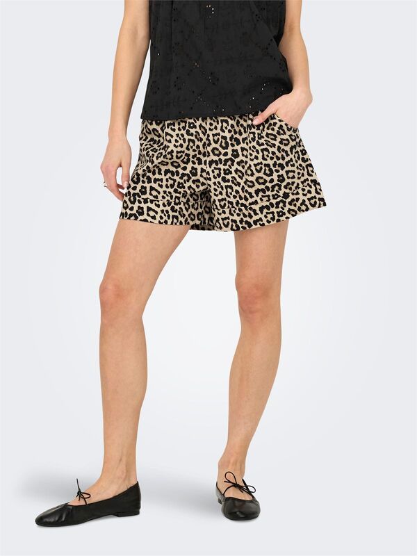 Only - ONLLOWA SHORTS PTM Kadın Bej Şort - 15347718