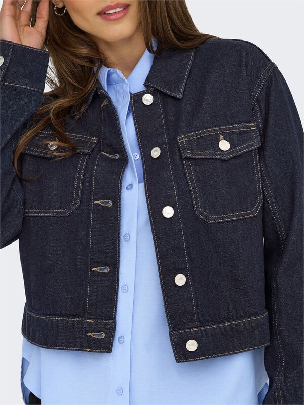 ONLLUMI LS JACKET DNM PIM NOOS Kadın Mavi Denim Ceket - 15339977
