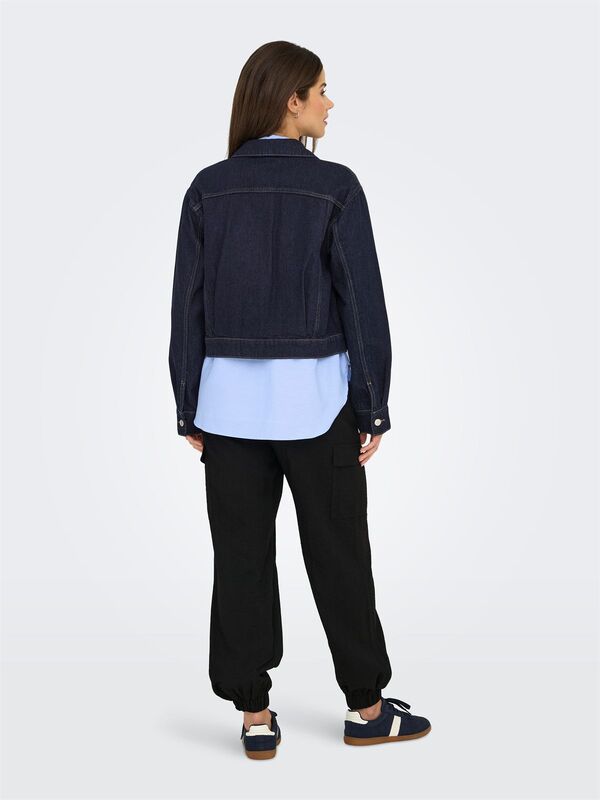 ONLLUMI LS JACKET DNM PIM NOOS Kadın Mavi Denim Ceket - 15339977