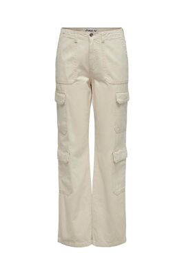 Only - ONLMALFY 4-POCK CARGO PANT PNT Kadın Bej Jean - 15311291
