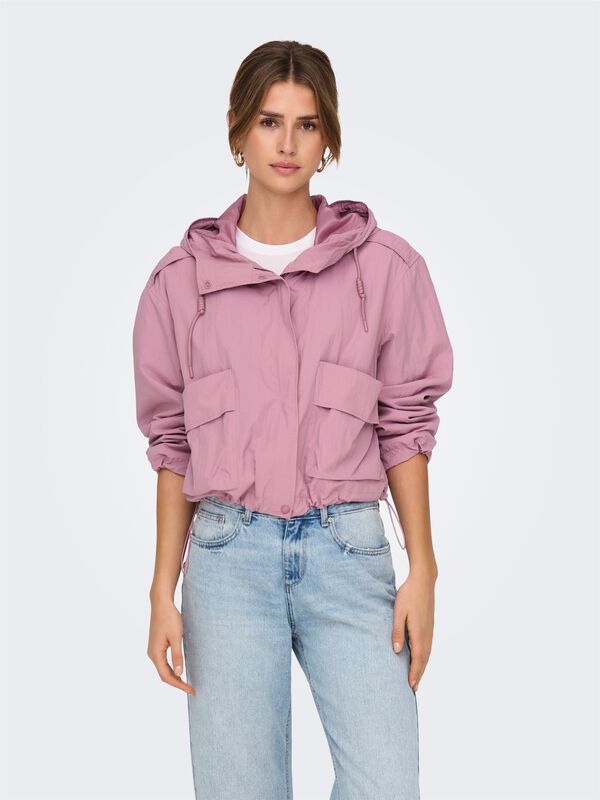 ONLMAMBA SHORT PARKA JACKET CC OTW Kadın Mor Mont - 15308621