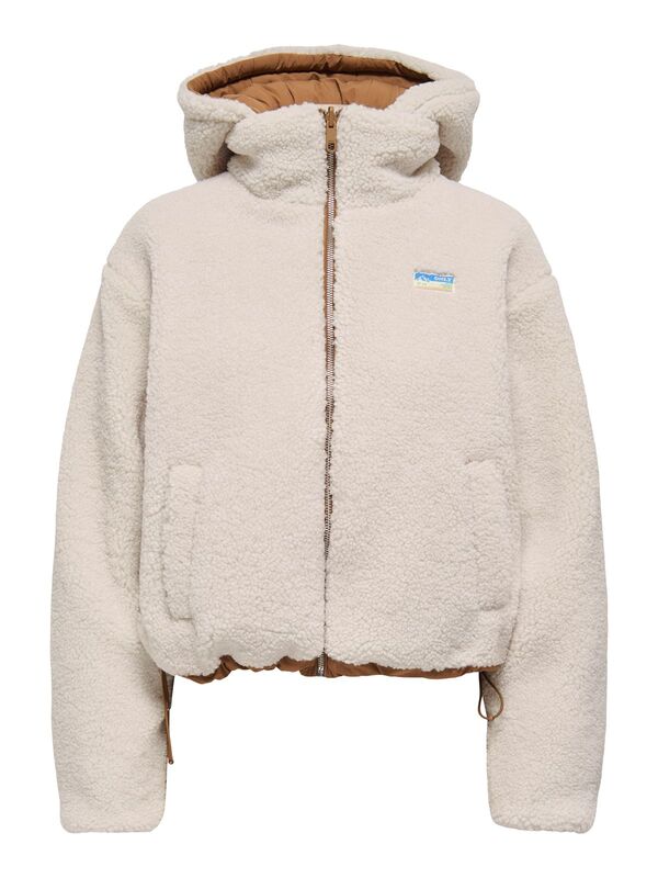 Only - ONLMARIA REV PUFFER JACKET CC OTW Kadın Beyaz Dış Giyim - 15350542