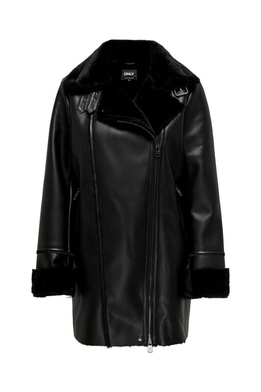 ONLMARIAM BONDED COAT OTW Kadın Siyah Mont - 15325995