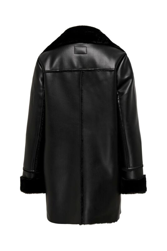 ONLMARIAM BONDED COAT OTW Kadın Siyah Mont - 15325995