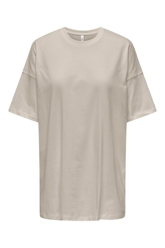 Only - ONLMAY LIFE S/S OVERSIZE TOP JRS Kadın Bej Bluz - 15261790