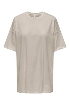 Only - ONLMAY LIFE S/S OVERSIZE TOP JRS Kadın Bej Bluz - 15261790