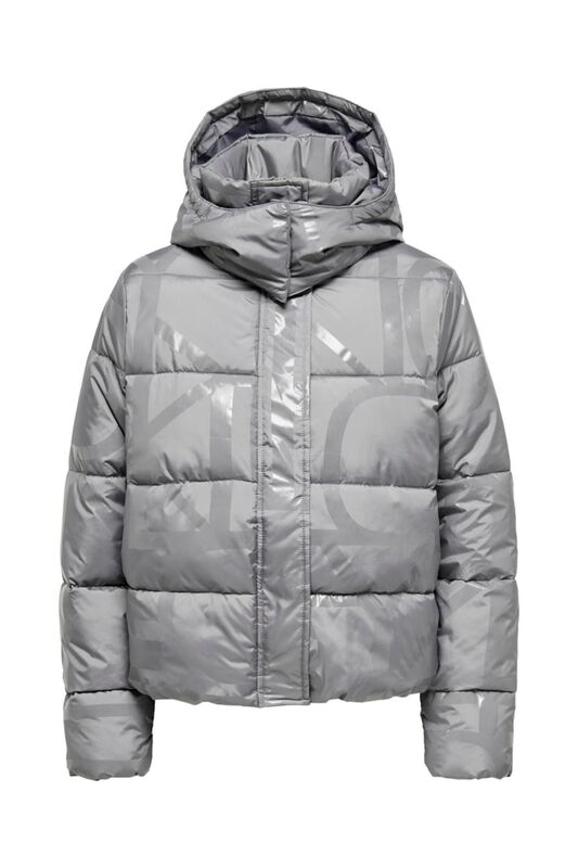 ONLMERCEDES AOP PUFFER LIFE OTW Kadın Mor Mont - 15326045
