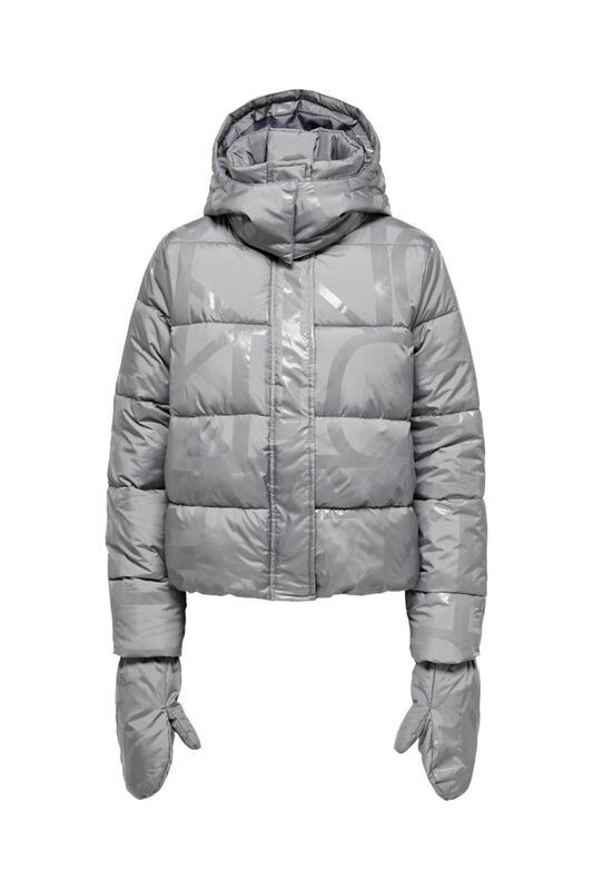 ONLMERCEDES AOP PUFFER LIFE OTW Kadın Mor Mont - 15326045
