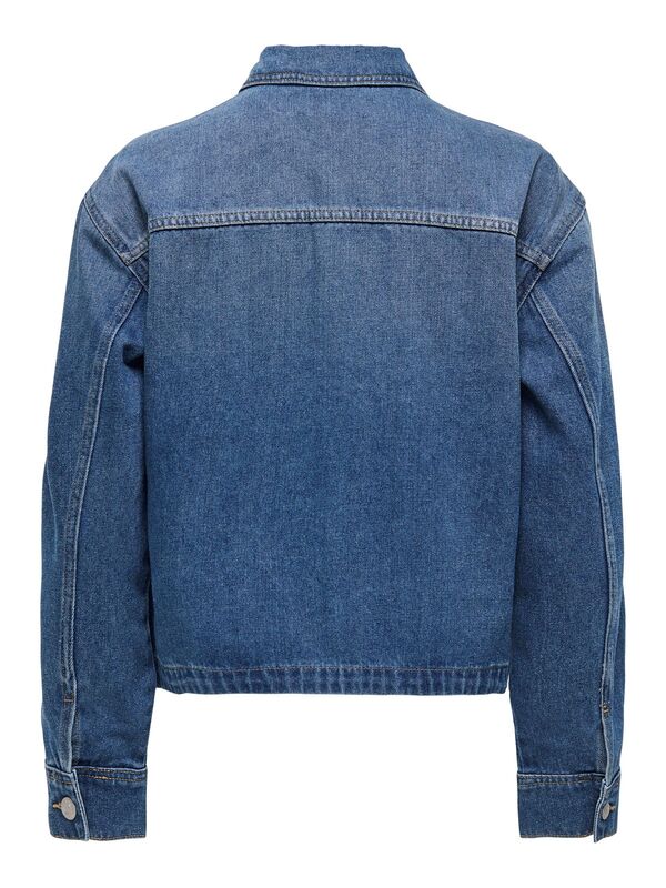 ONLMIKA L/S DNM JKT AKM MOCH Kadın Medium Blue Denim Ceket - 15352316