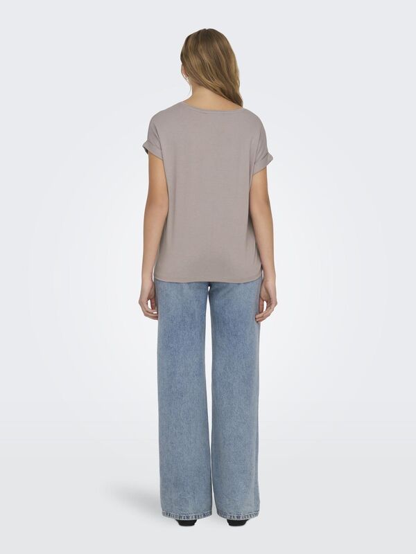 ONLMOSTER S/S O-NECK TOP NOOS JRS Kadın Etherea T-Shirt - 15106662