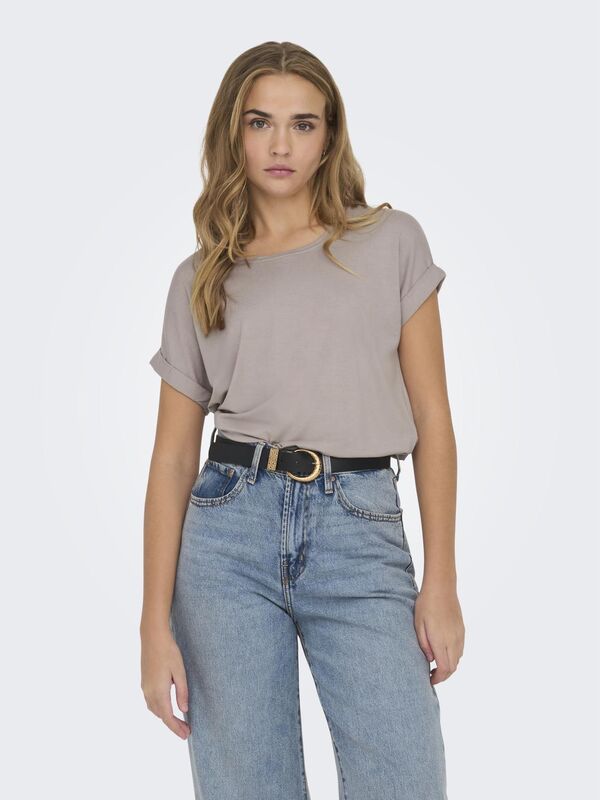 ONLMOSTER S/S O-NECK TOP NOOS JRS Kadın Etherea T-Shirt - 15106662