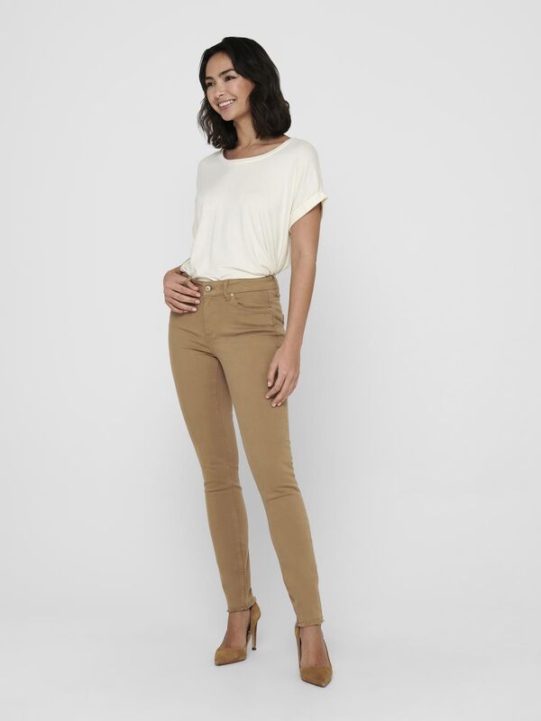 ONLMOSTER S/S O-NECK TOP NOOS JRS Kadın Pembe T-Shirt - 15106662