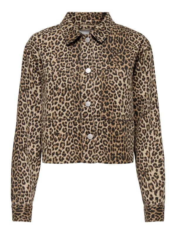 Only - ONLNAOMI AOP JACKET OTW Kadın Kahverengi Ceket - 15347129