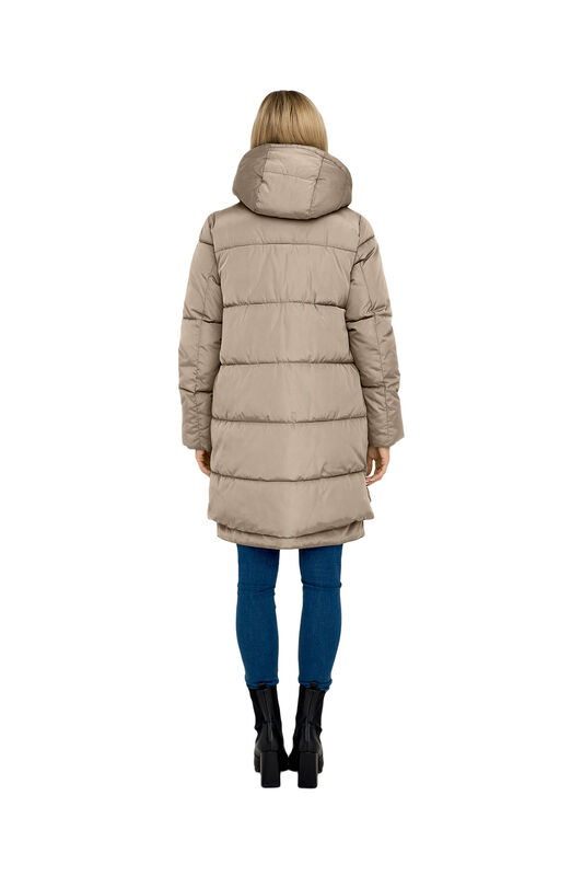 ONLNEWNORA LONG PUFFER COAT CC OTW Kadın Bej Mont - 15304792