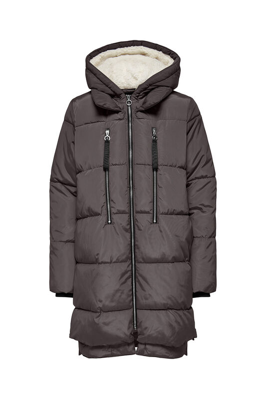 Only - ONLNEWNORA LONG PUFFER COAT CC OTW Kadın Kırmızı Mont - 15304792