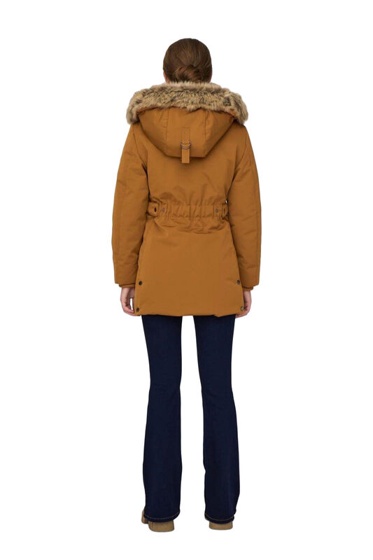 ONLNEWPRISKA PARKA JACKET CC OTW Kadın Kahverengi Parka - 15300627