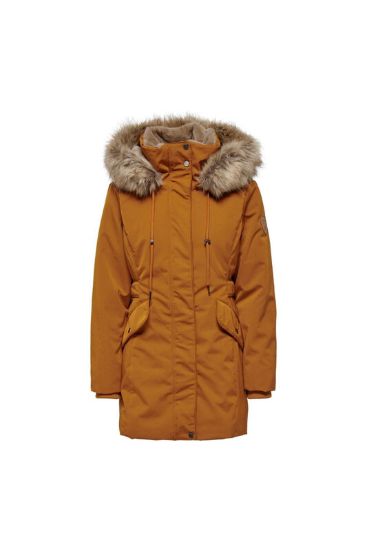 ONLNEWPRISKA PARKA JACKET CC OTW Kadın Kahverengi Parka - 15300627