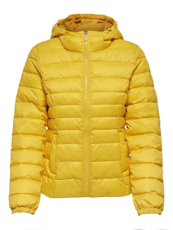 Only - Onlnewtahoe Contrast Hood Jacket Cc Otw Kadın Sarı Mont - 15205758