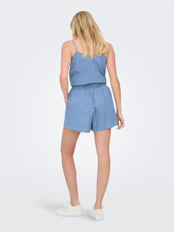 ONLNOVA AZURE YASMIN SHORTS PTM Kadın Mavi Şort - 15343206