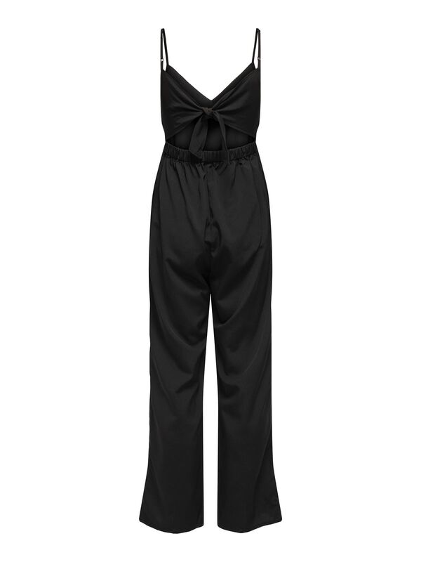 ONLNOVA LIFE VIS MALI JUMPSUIT SOLID Kadın Siyah Tulum - 15352528