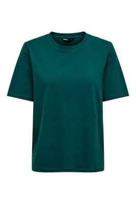 Only - ONLONLY S/S TEE JRS NOOS Kadın Koyu Mavi Basic T-Shirt - 15270390