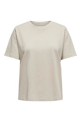 Only - ONLONLY S/S TEE JRS NOOS Kadın Gri T-Shirt - 15270390