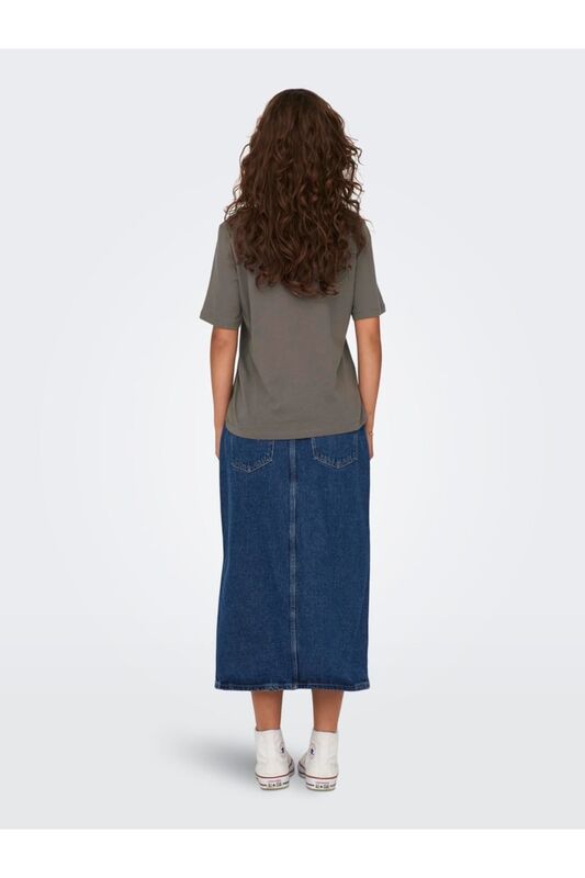 ONLONLY S/S TEE JRS NOOS Kadın Kırmızı Basic T-Shirt - 15270390