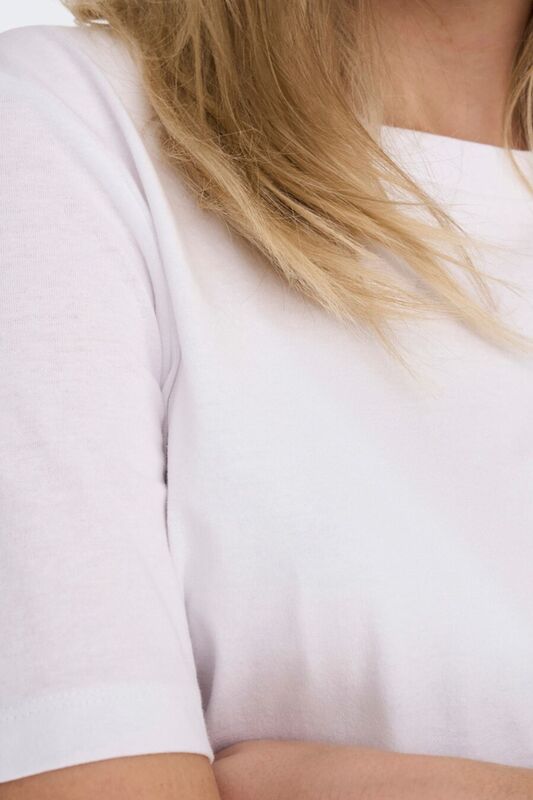 ONLONLY S/S TEE JRS NOOS Kadın Beyaz T-Shirt - 15270390