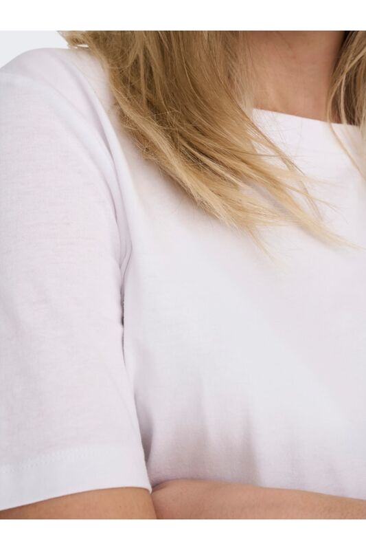ONLONLY S/S TEE JRS NOOS Kadın Beyaz T-Shirt - 15270390