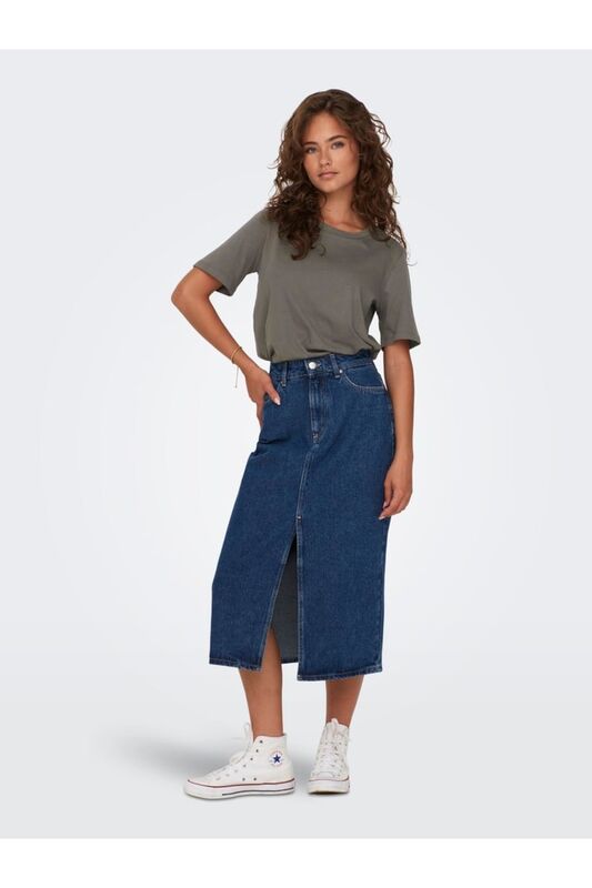 ONLONLY S/S TEE JRS NOOS Kadın Kırmızı T-Shirt - 15270390