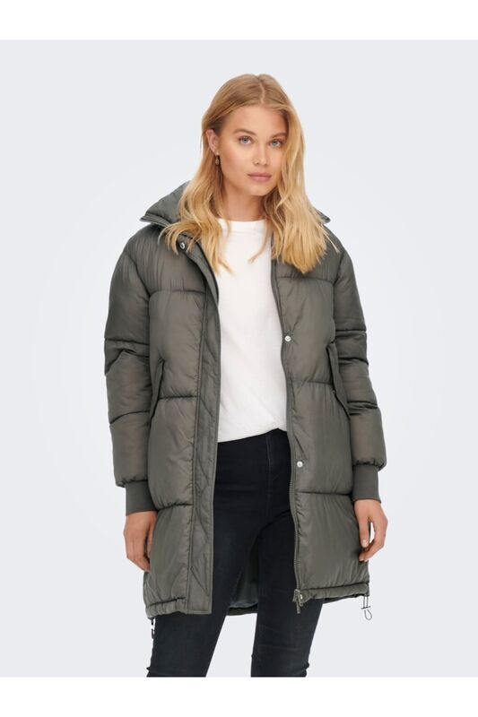 Onlpetra Puffer Coat Cc Otw Kadın Kahverengi Kaban - 15260034