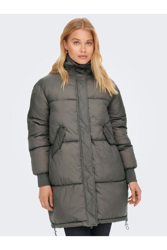 Onlpetra Puffer Coat Cc Otw Kadın Kahverengi Kaban - 15260034