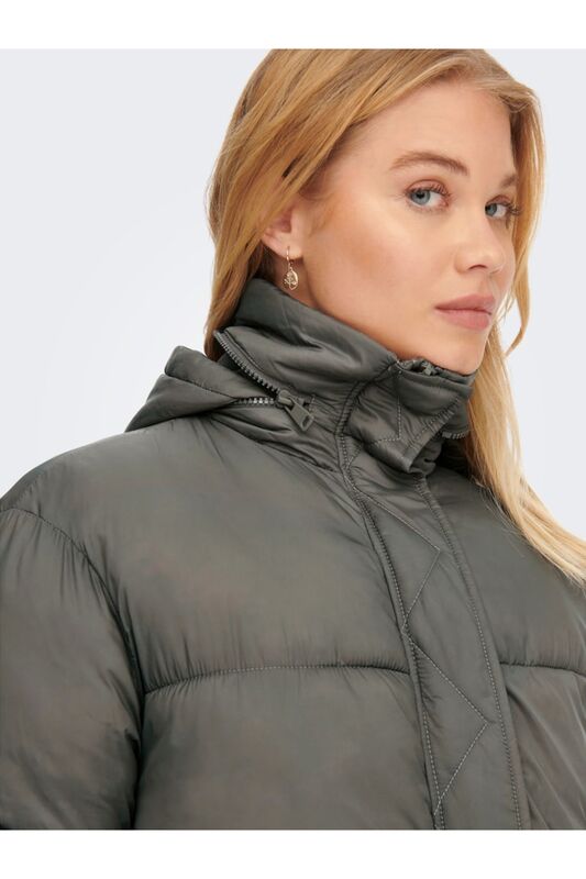 Onlpetra Puffer Coat Cc Otw Kadın Kahverengi Kaban - 15260034