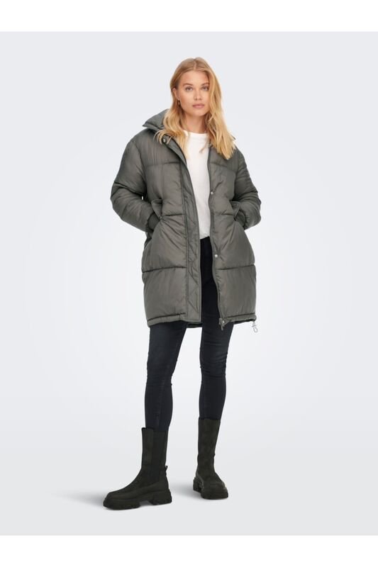 Onlpetra Puffer Coat Cc Otw Kadın Kahverengi Kaban - 15260034