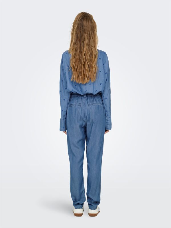ONLPOPTRASH CHARIS LIFE PANT CC WVN Kadın Mavi Pantolon - O15342874