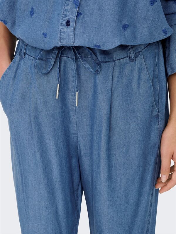 ONLPOPTRASH CHARIS LIFE PANT CC WVN Kadın Mavi Pantolon - O15342874