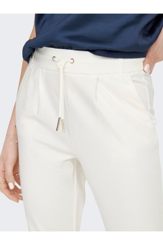 ONLPOPTRASH LIFE EASY COL PANT PNT NOOS Kadın Beyaz Pantolon - 15115847