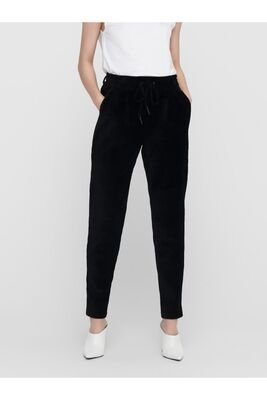 Only - ONLPOPTRASH-PING PONG CORD PNT Kadın Siyah Pantolon - 15191641
