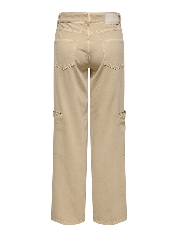 ONLPRIME HW WIDE CUT PANT CC PNT Kadın Gri Pantolon - 15338608