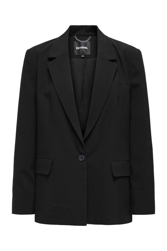 Only - ONLREVA L/S ELA OVS BLAZER XT TLR Kadın Siyah Ceket - 15336384