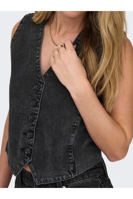 ONLRHANA DNM WAISTCOAT DOT Kadın Siyah Yelek - 15310960 ONLRHANA DNM WAISTCOAT DOT Kadın Siyah Yelek - 15310960