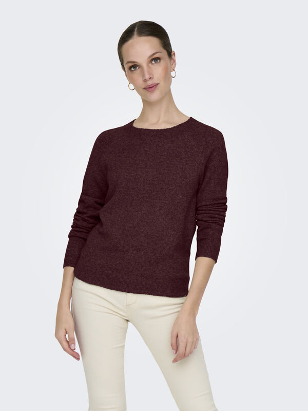 ONLRICA LIFE L/S PULLOVER KNT NOOS Kadın Mor Kazak - 15204279