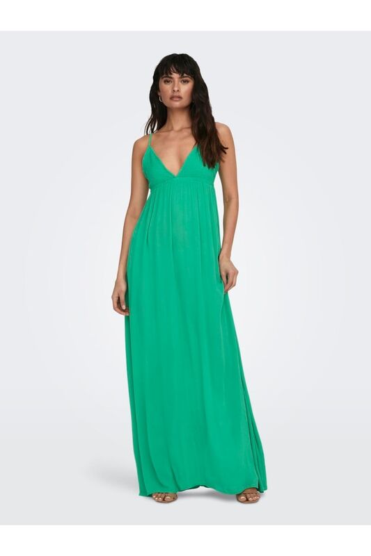 ONLRIKKE MAXI DRESS WVN Kadın Yeşil Elbise - 15292076