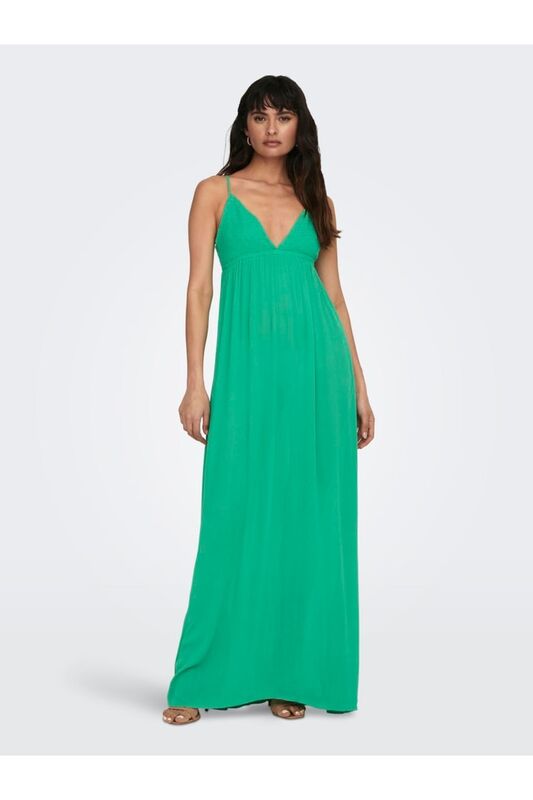 ONLRIKKE MAXI DRESS WVN Kadın Yeşil Elbise - 15292076