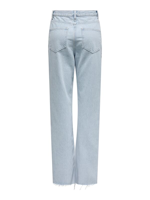 ONLRILEY EX HW RW STR DOT843 DNM Kadın Mavi Denim Pantolon - 15338090