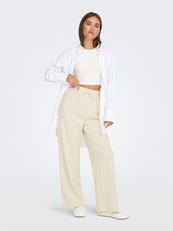 ONLSCARLETT LIFE WIDE PANT SWT NOOS Kadın Gri Eşofman Altı - 15346400