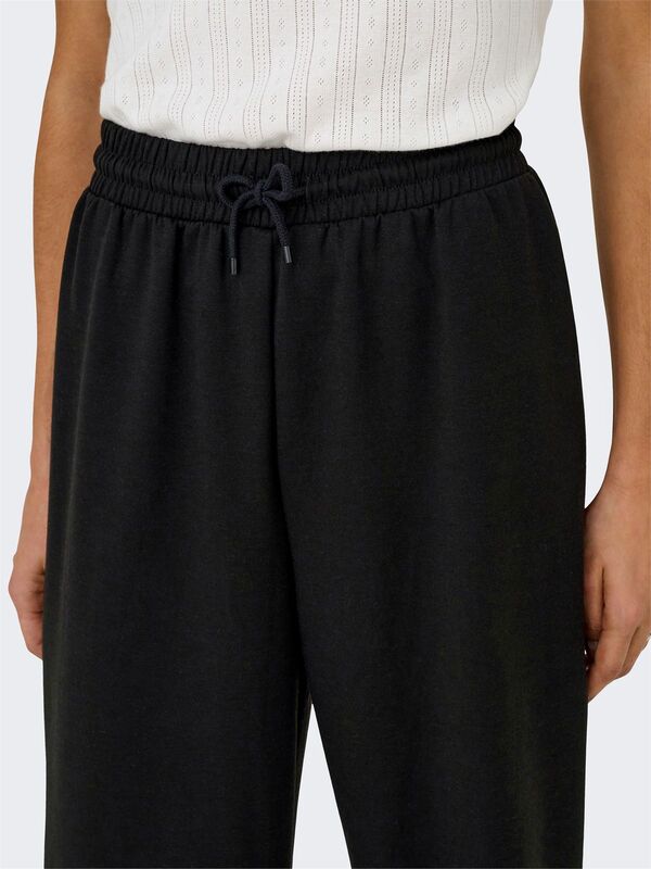 ONLSCARLETT LIFE WIDE PANT SWT NOOS Kadın Siyah Eşofman Altı - 15346400